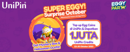 SUPER EGGY! Top Up Egg Coins di UniPin & Dapatkan 1 Juta UniPin Credits di Season Baru